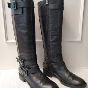 Enzo Angiolini "Saylem" Leather Moto Boots
